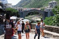 Tourists Shopping in Mostar