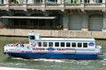 Tourists On Sightseeing Boat Travel Chicago River Royalty Free Stock Photo