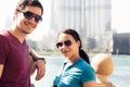 Tourists Sightseeing In Dubai Royalty Free Stock Photo