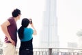 Tourists Sightseeing In Dubai Royalty Free Stock Photo