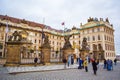 Matthias Gate New Royal Palace at Hradcany Square Prague Czech Republic Royalty Free Stock Photo