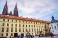 Prague Castle Second Courtyard landmarks Czech Republic Royalty Free Stock Photo