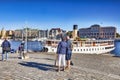 Tourists Sightseeing in Stockholm, Sweden Royalty Free Stock Photo