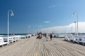 Tourists on Sopot Pier