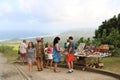 Tourists at the Cherry Tree Hill, Barbados