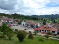 Tourists spend the holiday of Corpus Cristi at the Pantano de Vargas monument in Paipa, Boyaca,