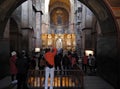 Tourists in the St. Sophia Cathedral.