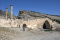 The ancient Roman Cendere Bridge near Kocahisar in Turkey