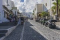 Street in Fira village, Santorini