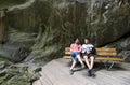 Tourists in Swiss Gorges