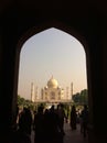 Tourists at Taj Mahal - Agra