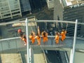 Sky Tower catwalk danger tourists Auckland