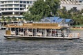 Tourists take shuttle boat to The ICONSIAM Royalty Free Stock Photo