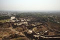 Tourists from top of Golconda Fort, Hyderabad