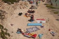 Tourists in Torret beach