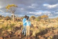 Tourists travel in South Africa Royalty Free Stock Photo