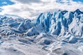 Tourists Trekking on Perito Moreno Glacier, Patagonia, Argentina, South America Royalty Free Stock Photo