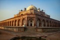 Tourists at UNESCO World Heritage Site Humayun's Tomb in Delhi