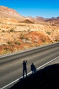 Tourists in Valley of Fire National Park