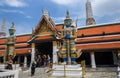 Tourists from various countries visit the Grand Palace