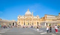 Tourists in Vatican, Rome, Italy Royalty Free Stock Photo