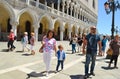 Tourists in Venice,Italy Royalty Free Stock Photo