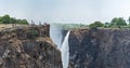 Tourists at Victoria Falls, Zimbabwe, Zambia, Africa