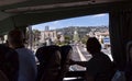 Tourists Viewing Haifa and the Bahai Center from the Bus