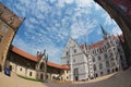 Tourists visit Albrechtsburg castle in Meissen, Germany.