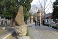 Tourists visit buddhism tomb of the great ciensi temple, adobe rgb