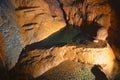 Great cave, Grotta di Su Mannau, Fluminimaggiore, Sardinia Royalty Free Stock Photo