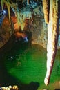 Great cave, Grotta di Su Mannau, Fluminimaggiore, Sardinia Royalty Free Stock Photo