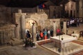 Tourists visit the Grotto of the Annunciation