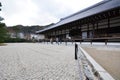 Tourists visit Tenryu-ji in Kyoto, Japan Royalty Free Stock Photo