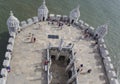 Tourists visit Torre de BelÃÂ©m in Lisbon