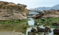 Tourists visit Yehliu Geopark in Taiwan