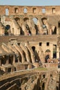 Tourists Visiting Colosseum or Coliseum in Rome Italy Royalty Free Stock Photo