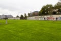 Tourists visiting the Berlin Wall Memorial