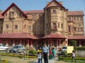 tourists visiting the famous landmark of Jammu, Hari Niwas Palace, during their vacation