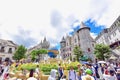 Tourists Visiting French Village Ba Na Hills