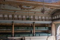 Tourists visiting the Interiors of the historic grand Mysore palace also called Amba Vilas palace Royalty Free Stock Photo