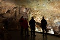 Tourists visiting Koneprusy Caves, Czech Republic