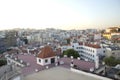 City landscape view from above