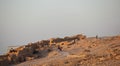 Tourists visiting Masada Fortress in Israel