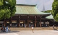 Ancient Meiji Shrine in Tokyo Is A Popular Attraction. Royalty Free Stock Photo