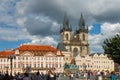 Our Lady Before Tyn Church Old Town Square Prague Czech Republic Royalty Free Stock Photo