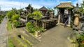 Tourists visiting one of the most important temple Pura Besakih, The Mother Temple in Bali, Indonezia, 2019