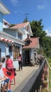 Tourists visiting museum in Chile