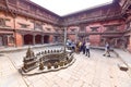 Tourists Visiting Patan Royal Palace Complex