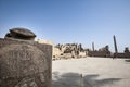 Tourists visiting the Temple of Amun Royalty Free Stock Photo